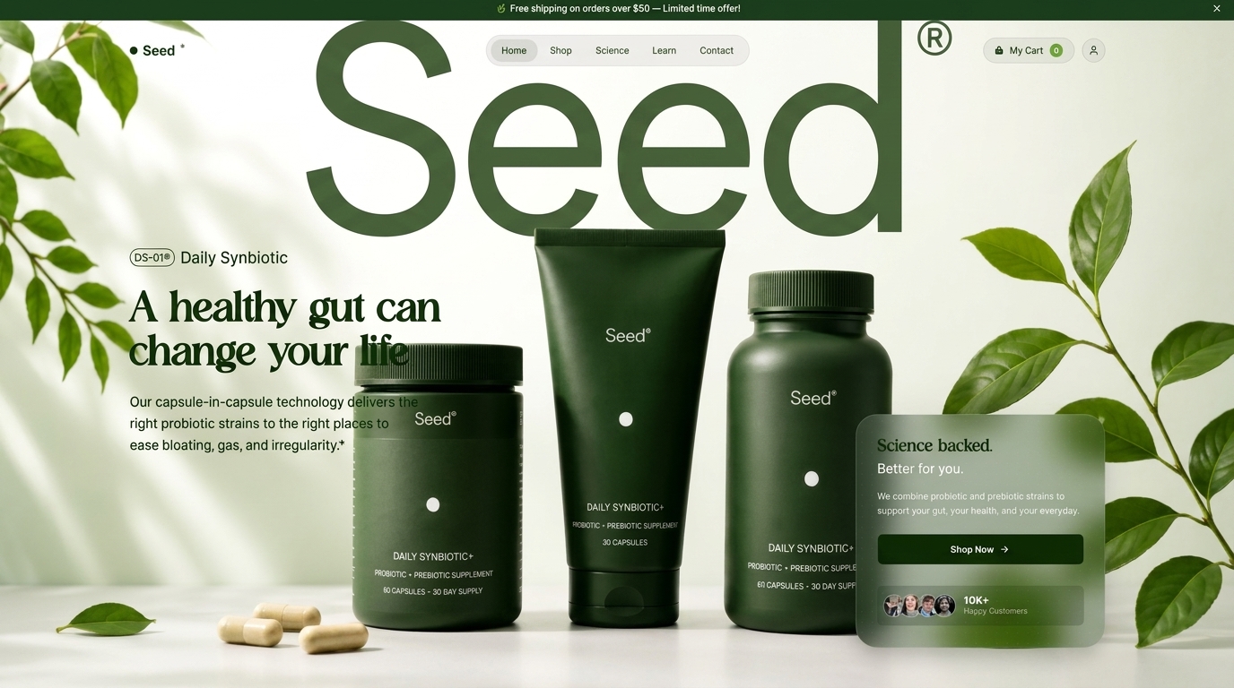 NutriCore & Seed Platform Secondary View