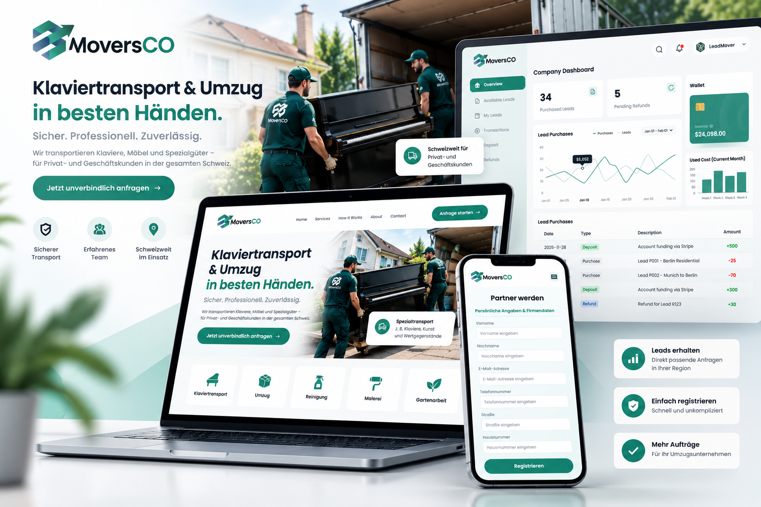 MoversCO MoversCO Platform & Partner Portal